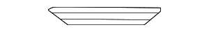 VML3Z6320000D - : F150 Hood Cowl Stripe Kit - Matte Black for Ford: F-150 Image