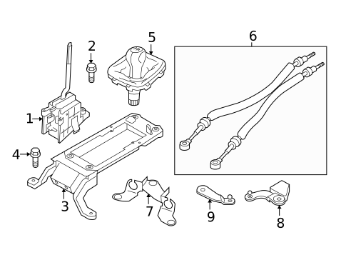 Gear Shift Control for 2014 Porsche Cayenne #0