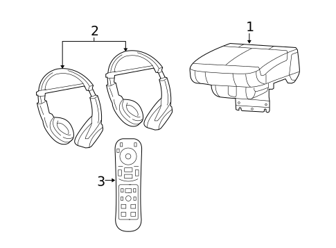 Entertainment System Components for 2010 Chrysler Sebring #1