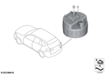 65755B61723 - Audio, Navigation, Electronic Systems: Altern.Power Siren W Inclination Indicat for BMW Image