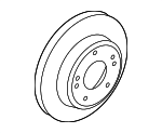584113X300 - Brakes: Rotor for Hyundai: Elantra, Elantra Coupe, Elantra GT, Kona, Veloster, Venue Image