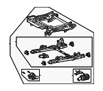 7202035110 - Body: Cushion Frame for Toyota: 4Runner Image
