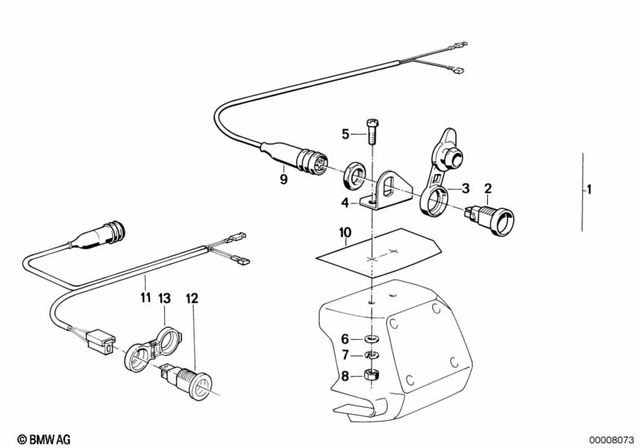 61122315359 - : Wiring Plug Terminal      for BMW-Motorrad Image