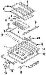 73675W1010 - Body: Air Deflector for Nissan: Maxima, Stanza Image