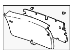 84797673 - : Lower Gate Trim for Cadillac: XT6 Image