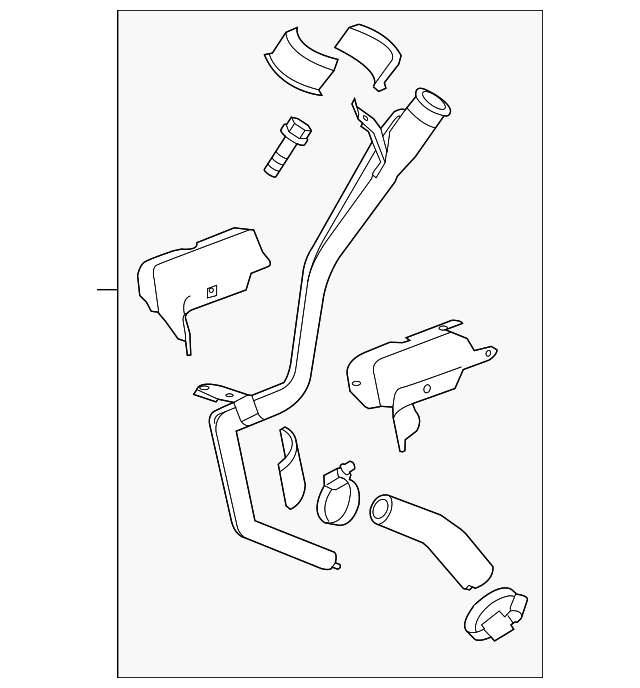 Fuel Tank Filler Hose - GM (13247493 - View #8