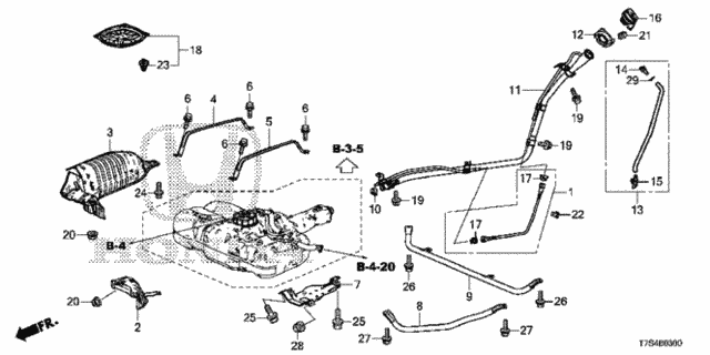 Fuel Filler Pipe (2WD) (KA/KC) for 2019 Honda HR-V #0