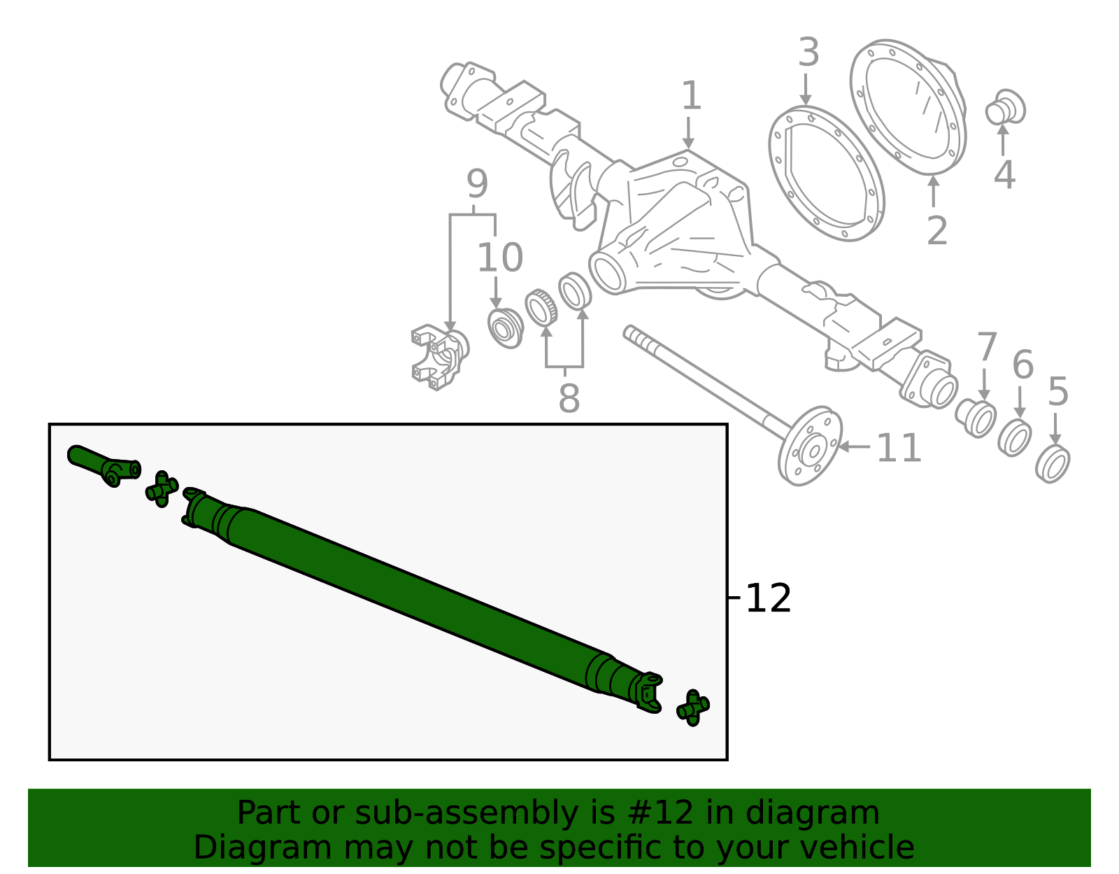 2014-2019 GM Drive Shaft 23418973 GM | GMPartsDirect.com