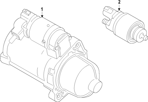 Starter for 2022 Kia K5 #0