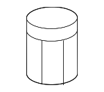 80866TG7A01 - HVAC: Front Suction Hose Cap for Honda: Civic, CR-V, HR-V, Odyssey, Pilot, Ridgeline Image