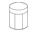 80866TBAA01 - HVAC: Rear Suction Hose Cap for Honda: Accord, Civic, CR-V, HR-V, Pilot Image