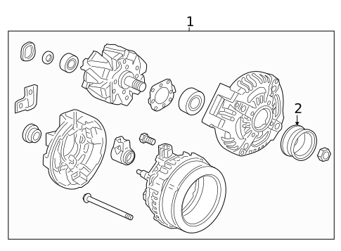 Alternator for 2014 Honda CR-V #1