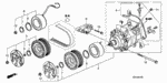 38908PCX006 - Body/Air Conditioning: PROTECTOR SET, THERMAL for Honda Image