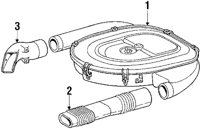 1170940382 - Engine: Hose for Mercedes-Benz Image
