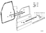 51211959992 - : Molding, Front Right for BMW Image