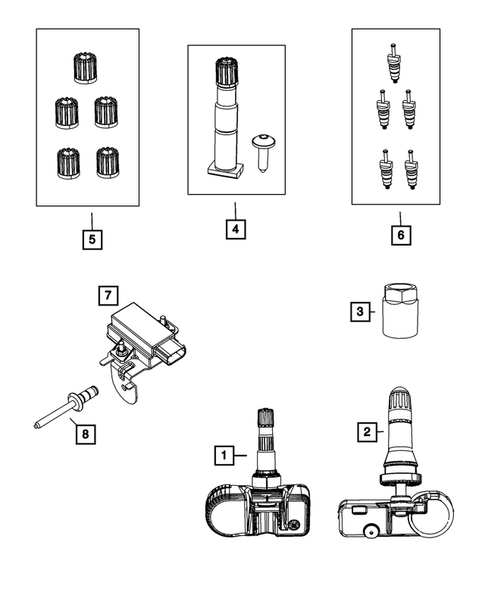 Tire Monitoring System for 2011 Jeep Liberty #0