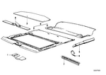 61131377134 - Sliding Roof / Folding Top: Cable Tie for BMW Image
