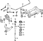 97033161203 - Suspension: Knuckle for Porsche: Panamera Image