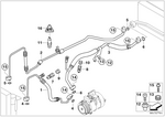 64539140738 - : Pressure Hose Assembly Compressor-Condenser for BMW Image