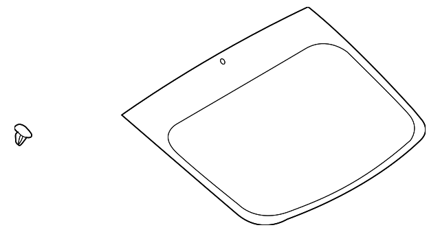 Lift Gate Glass - Nissan (K0300-1EA4A)