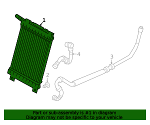 2018-2019 Land Rover Auxiliary Radiator LR094178 | OEM Parts Online