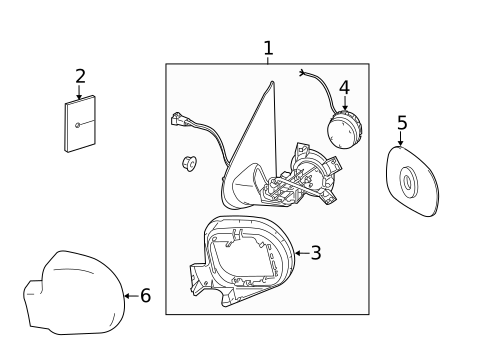 Outside Mirrors for 2001 Mercedes-Benz ML320 #0