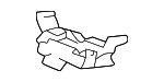 8721638000 - Body: Roof Molding Clip for Hyundai Image