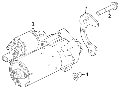 Starter for 2023 Land Rover Range Rover Sport #0
