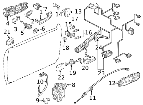 Lock & Hardware for 2016 Volkswagen Beetle #1