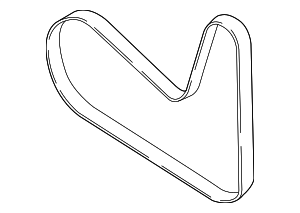 252122CTA0 - : Serpentine Belt for Kia: Stinger Image