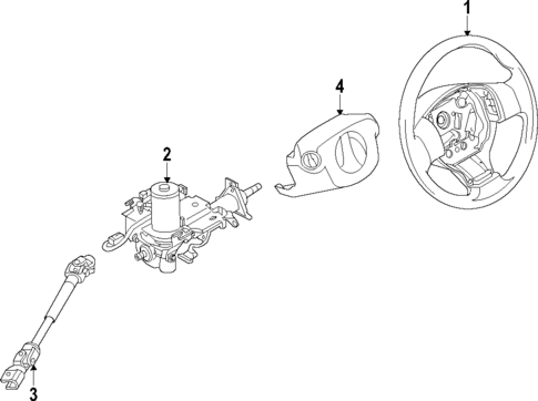 Steering Column for 2019 Nissan LEAF #0