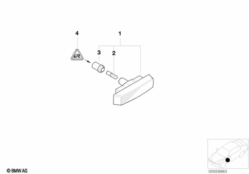 Turn Signals Front / Side for 1998 BMW 528i #0
