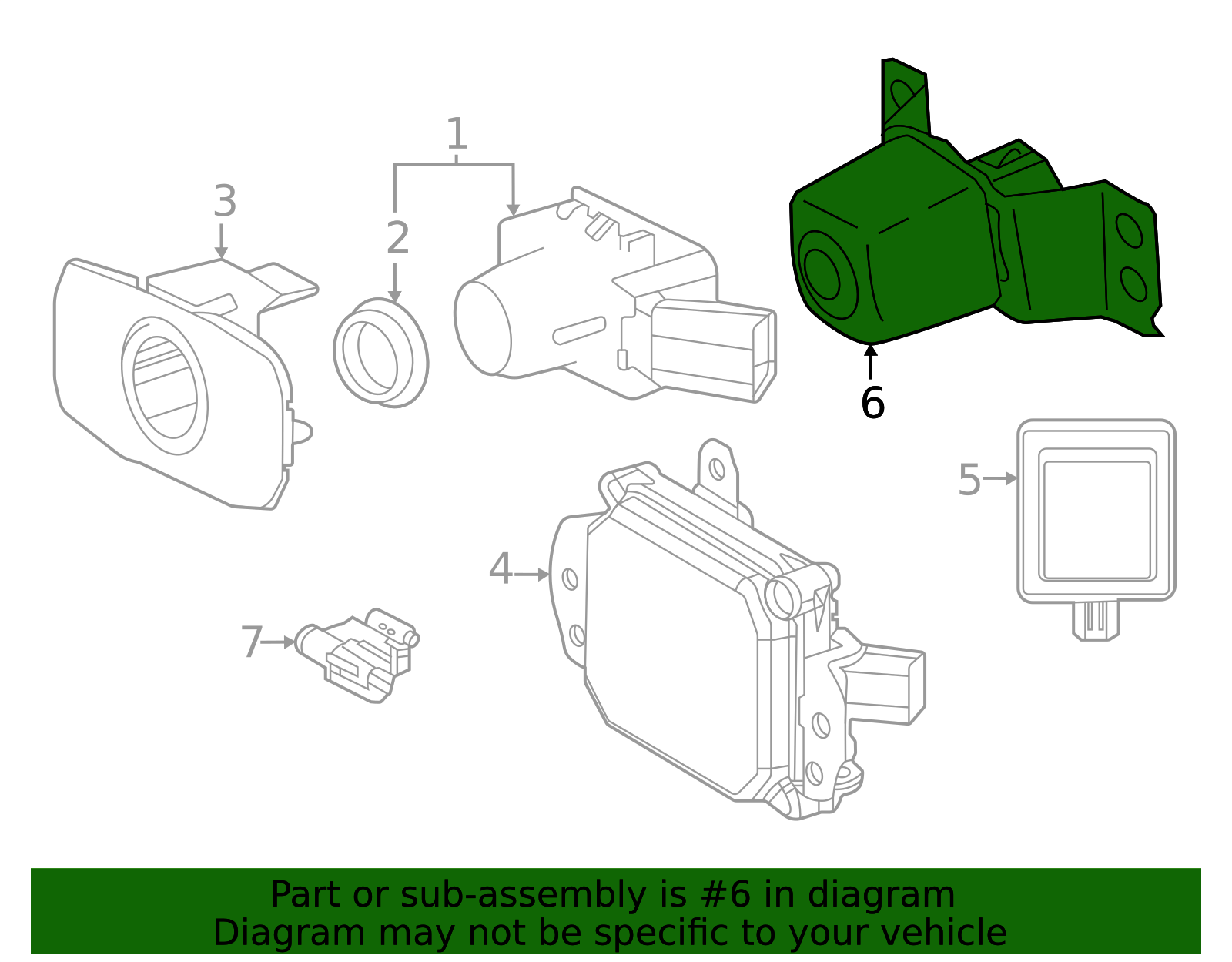 2024-2025 Toyota Land Cruiser Camera 86790-60540 | Toyota Parts