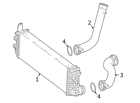 Intercooler for 2017 Mercedes-Benz Metris #0