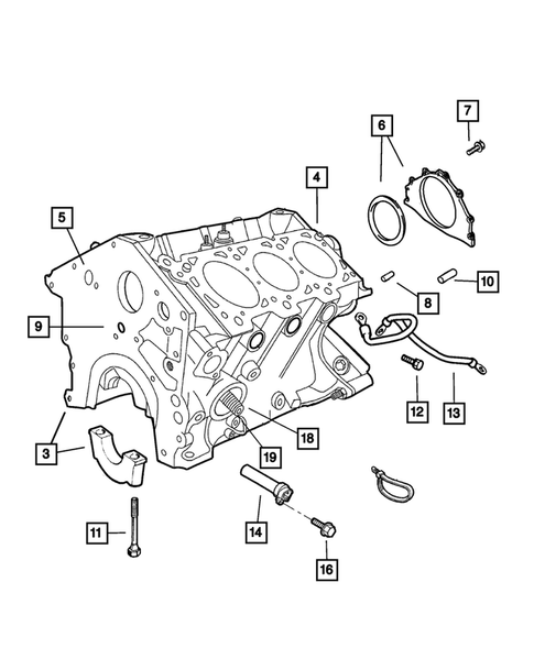Cylinder Block for 2005 Chrysler 300 #0