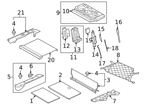 Interior Trim - Rear Body for 2006 Land Rover LR3 #0