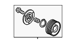 3890064AA01 - HVAC: Clutch &amp; Pulley for Acura Image