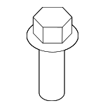 1125N0021 - Body: Support Bracket Bolt for Nissan Image