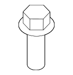 1121N8021 - Body: Battery Tray Bolt for Nissan Image