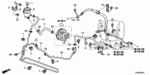 53728S0XA01 - Chassis: CLIP, RETURN PIPE for Honda Image