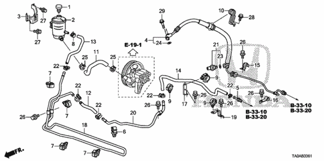 P.S. Lines (V6) for 2012 Honda Accord #0