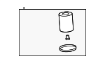 263502S001 - Engine: Oil Filter for Hyundai Image