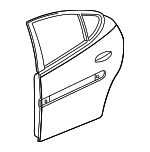 89023172 - Body: Door Shell for Pontiac: Grand Prix Image