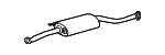 174300P430 - : Muffler &amp; Pipe Assembly for Lexus Image