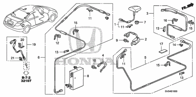 Radio Antenna for 2010 Honda Civic #0
