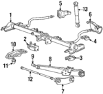 MB631750 - Suspension: Cross-member for Dodge: Colt Image