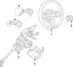 5YM97DX9AF - Steering: Steering Wheel for Mopar Image
