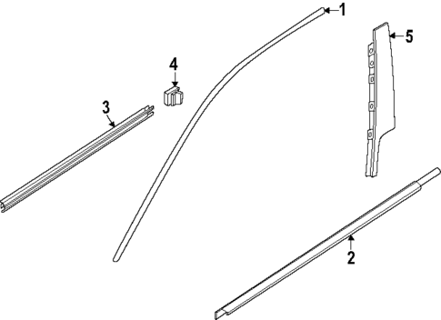 Exterior Trim - Front Door for 2025 BMW X2 #0