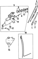 786525000 - Body: Wiper Motor Collar for Subaru: Legacy Image