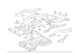 1246180031 - Substructure: Console for Mercedes-Benz Image